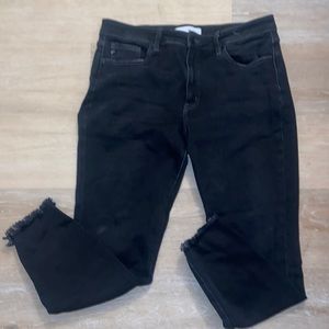 Black Distressed KanCan Jeans